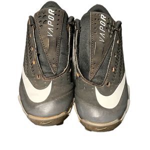 NIKE, vapor , fast flex baseball cleats , black white size 12 C